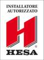 Hesa installatore autorizzato - logo Hesa - Atlas antifurti a Milano